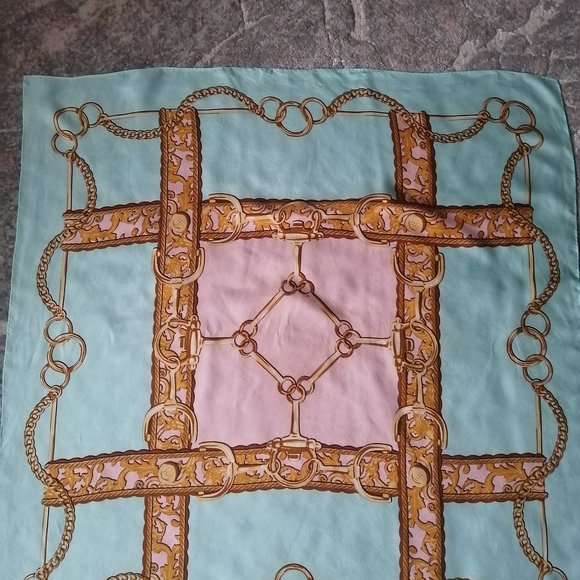 100% Silk Pastel Scarf - Picture 2 of 7